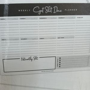 Bliss Collections Weekly Planner. Planner accessory. 50 Planner Sheets. Day plan